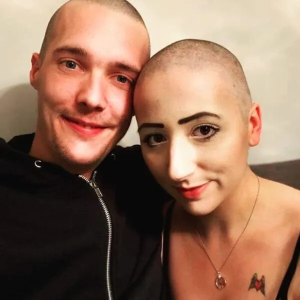 The-couple-raised-1000-for-charity-by-shaving-their-heads